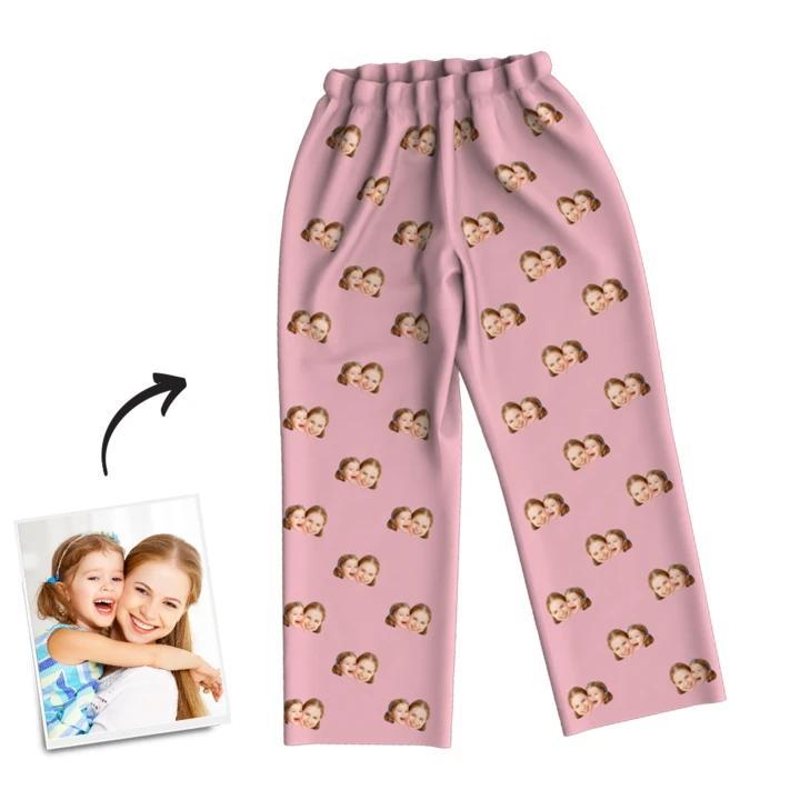 Pyjama Multicolore Visage Personnalisé - mademinefr