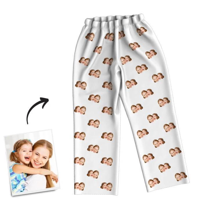 Pyjama Multicolore Visage Personnalisé - mademinefr