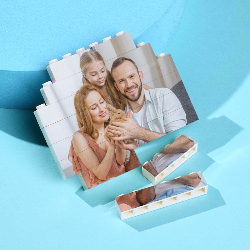Briques De Construction De Photo Personnalisées En Forme D'octogone De Bloc Personnalisé - mademinefr