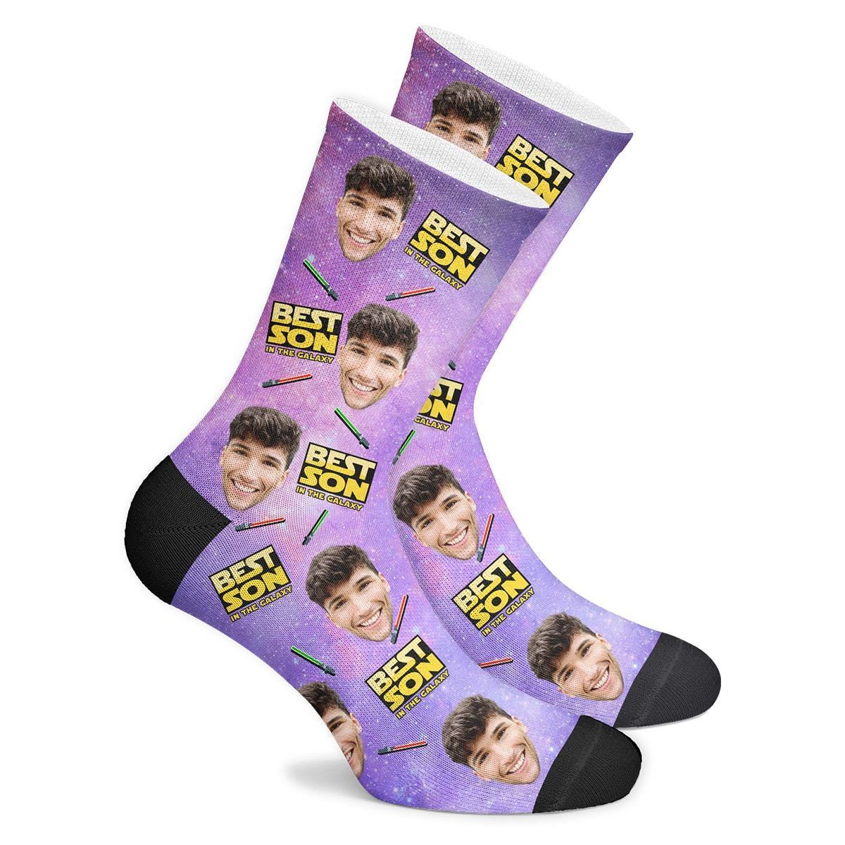 Meilleur Fils de La Galaxie Chaussettes Personnalisées  - MadeMine