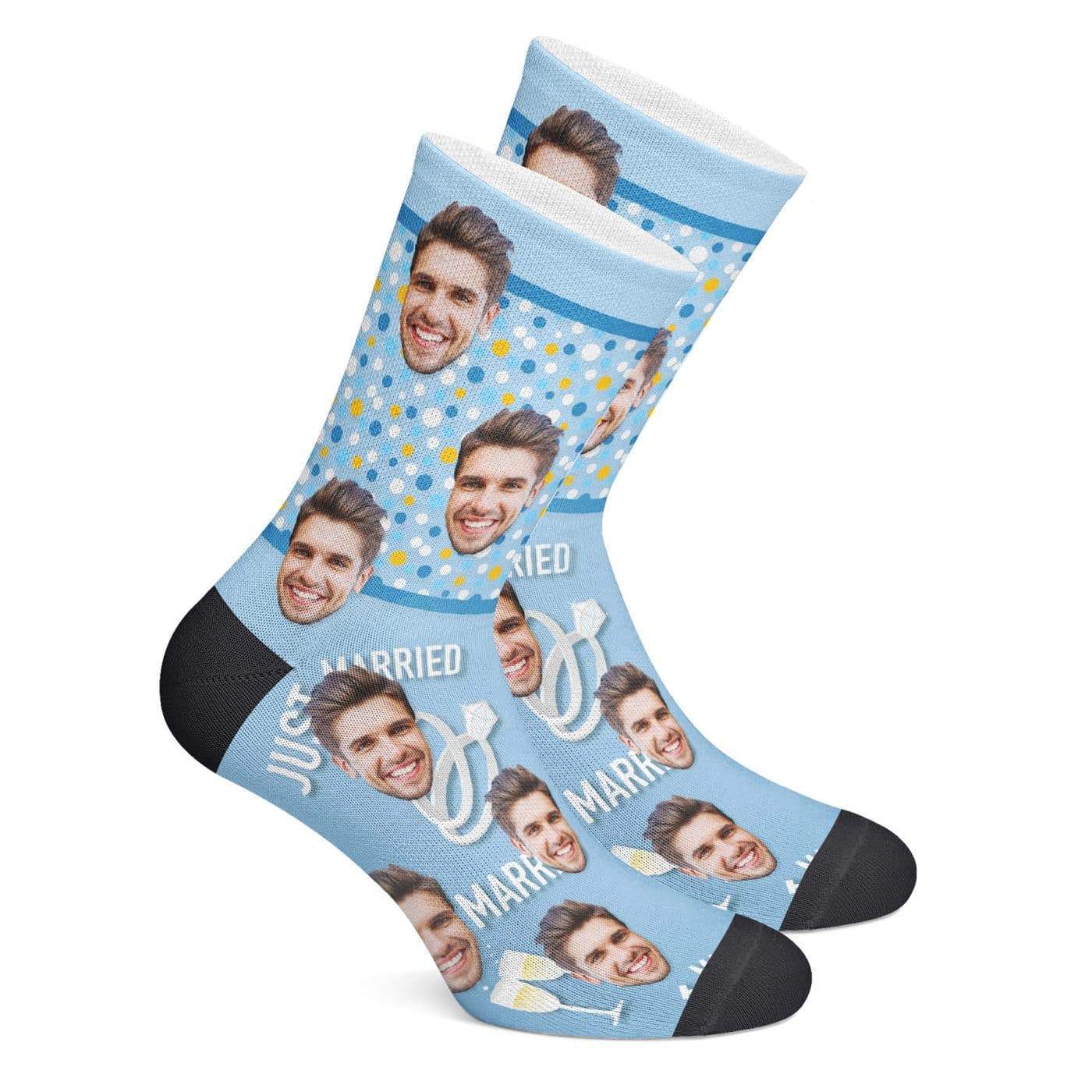 Chaussettes De Mariage Personnalisées (juste Mariées) - mademinefr
