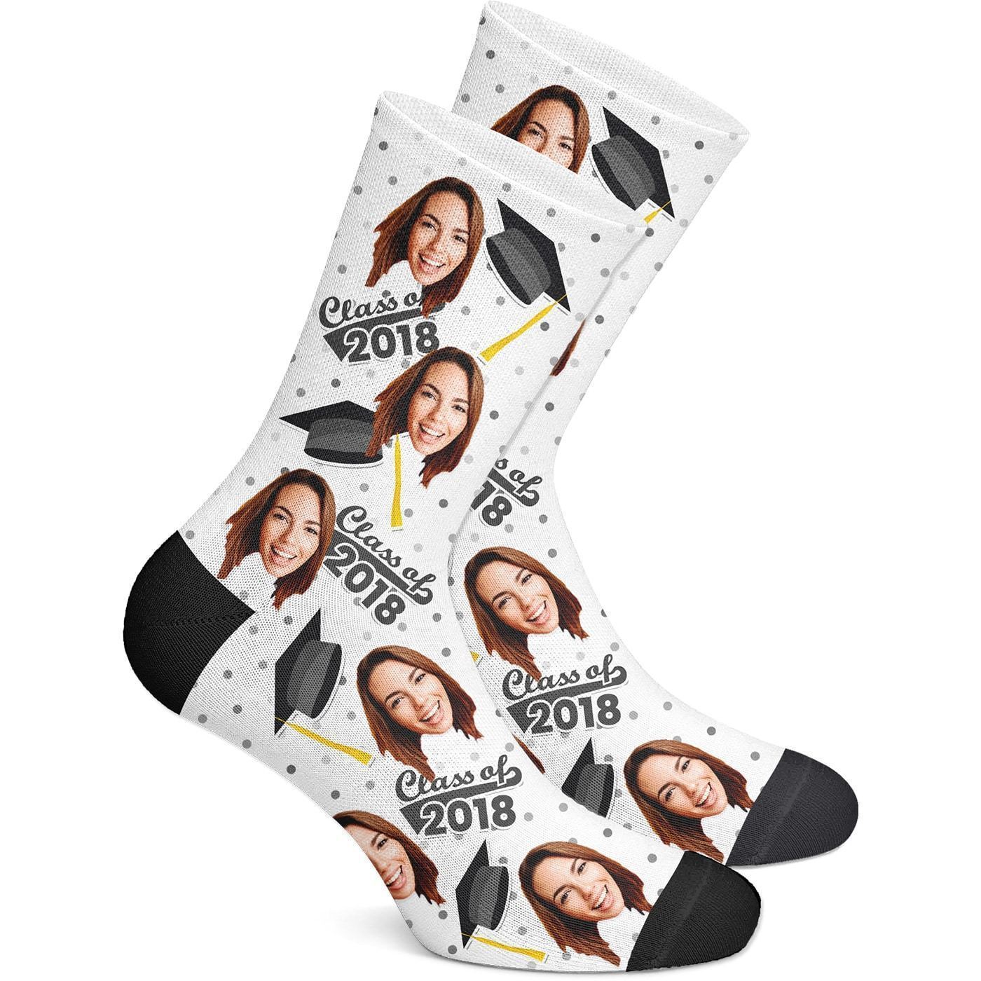 Chaussettes Personnalisé pour Papa Chat Point Diplôme - MadeMine