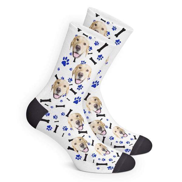 Chaussettes Personnalisé avec Photo en Visage Chien  - MadeMine