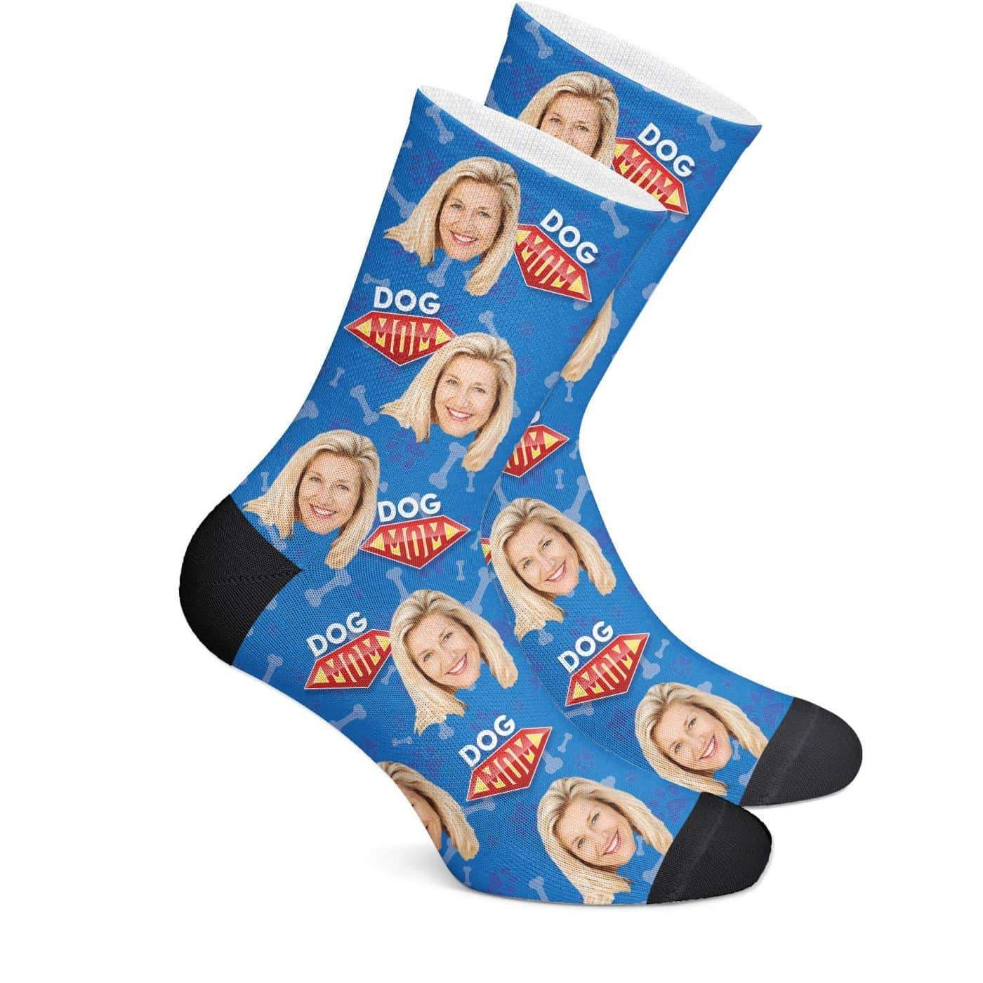 Chaussettes Personnalisé avec Photo en Visage de Papa Chien - MadeMine