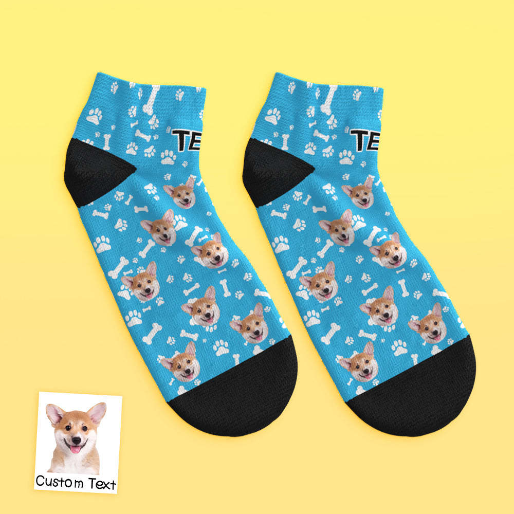 Chaussettes Basses Personnalisées Pour Chien - mademinefr