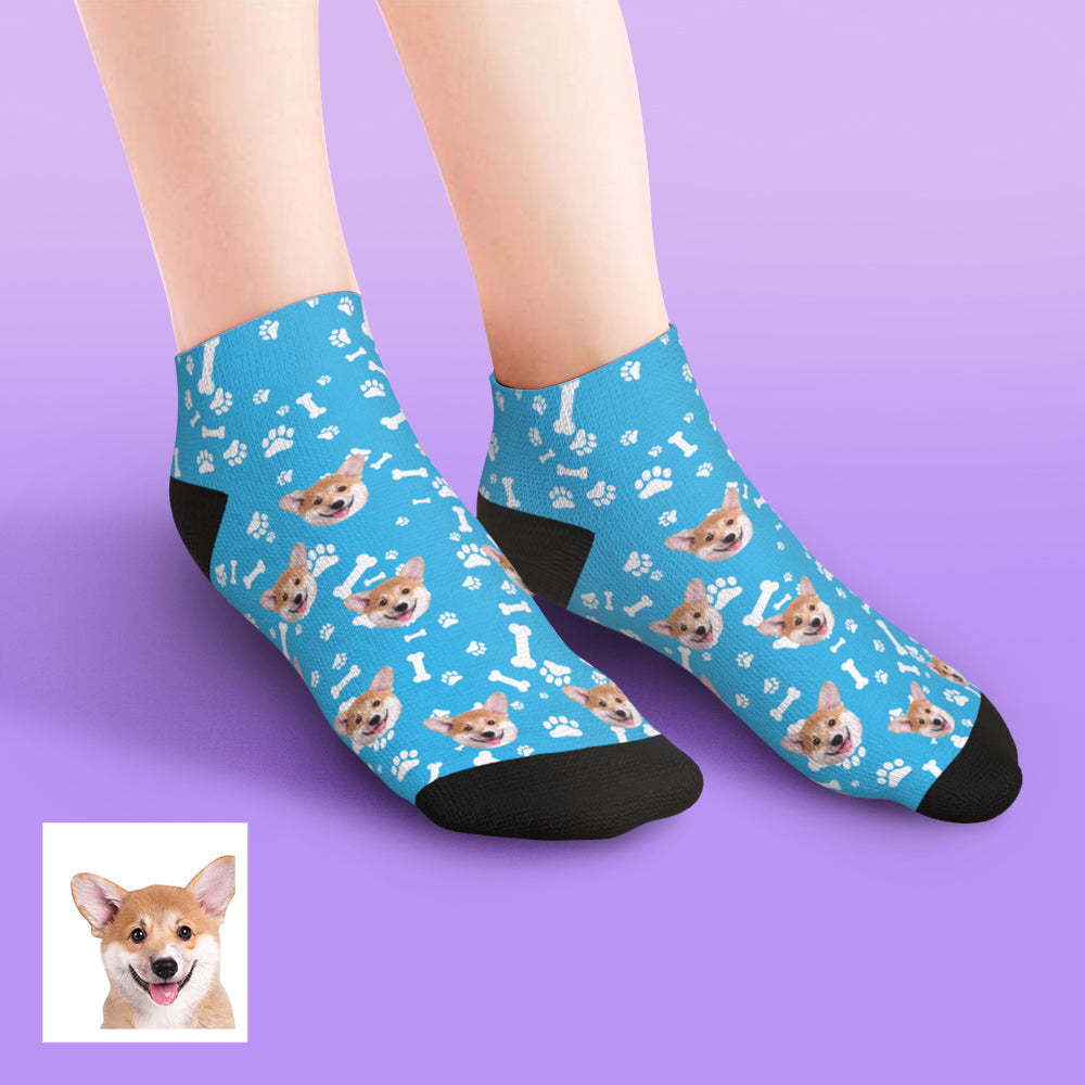 Chaussettes Basses Personnalisées Pour Chien - mademinefr