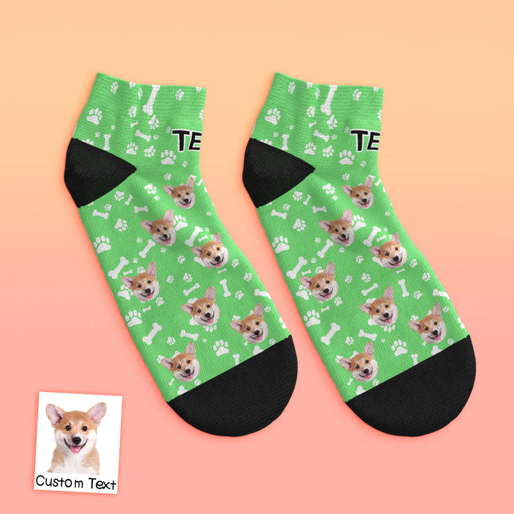 Chaussettes Basses Personnalisées Pour Chien - mademinefr