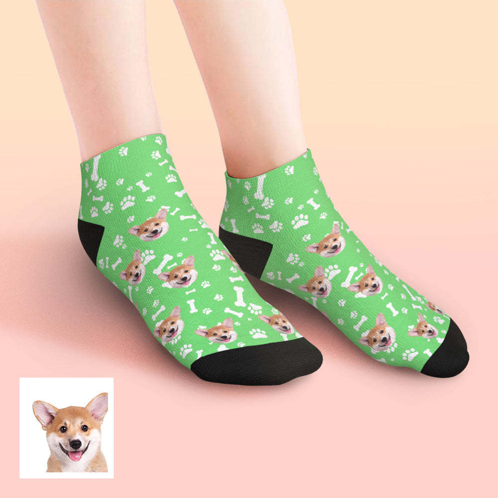 Chaussettes Basses Personnalisées Pour Chien - mademinefr