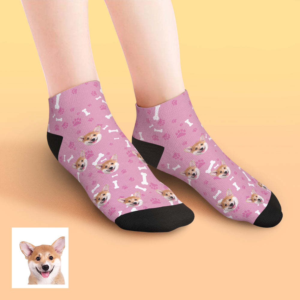 Chaussettes Basses Personnalisées Pour Chien - mademinefr