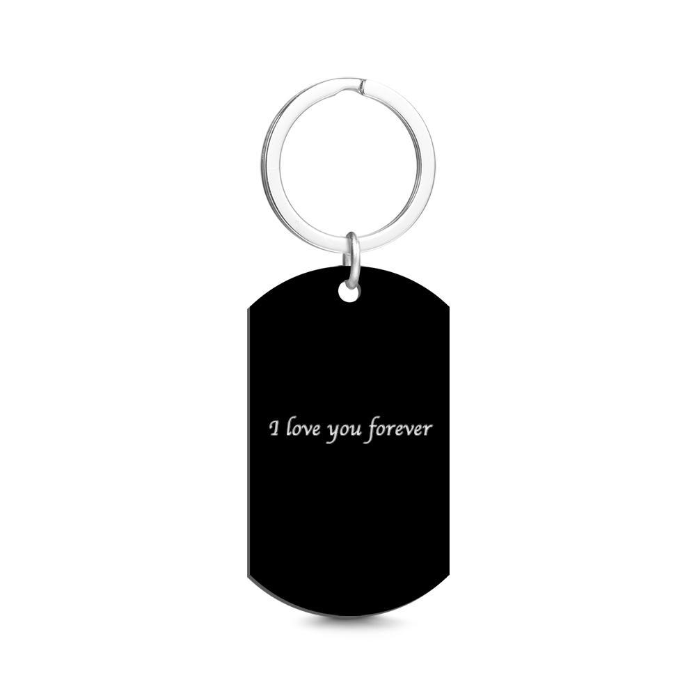 Porte-clés Personnalisé Avec Photo Gravée Pour Chien, Cadeau De Saint-valentin - mademinefr