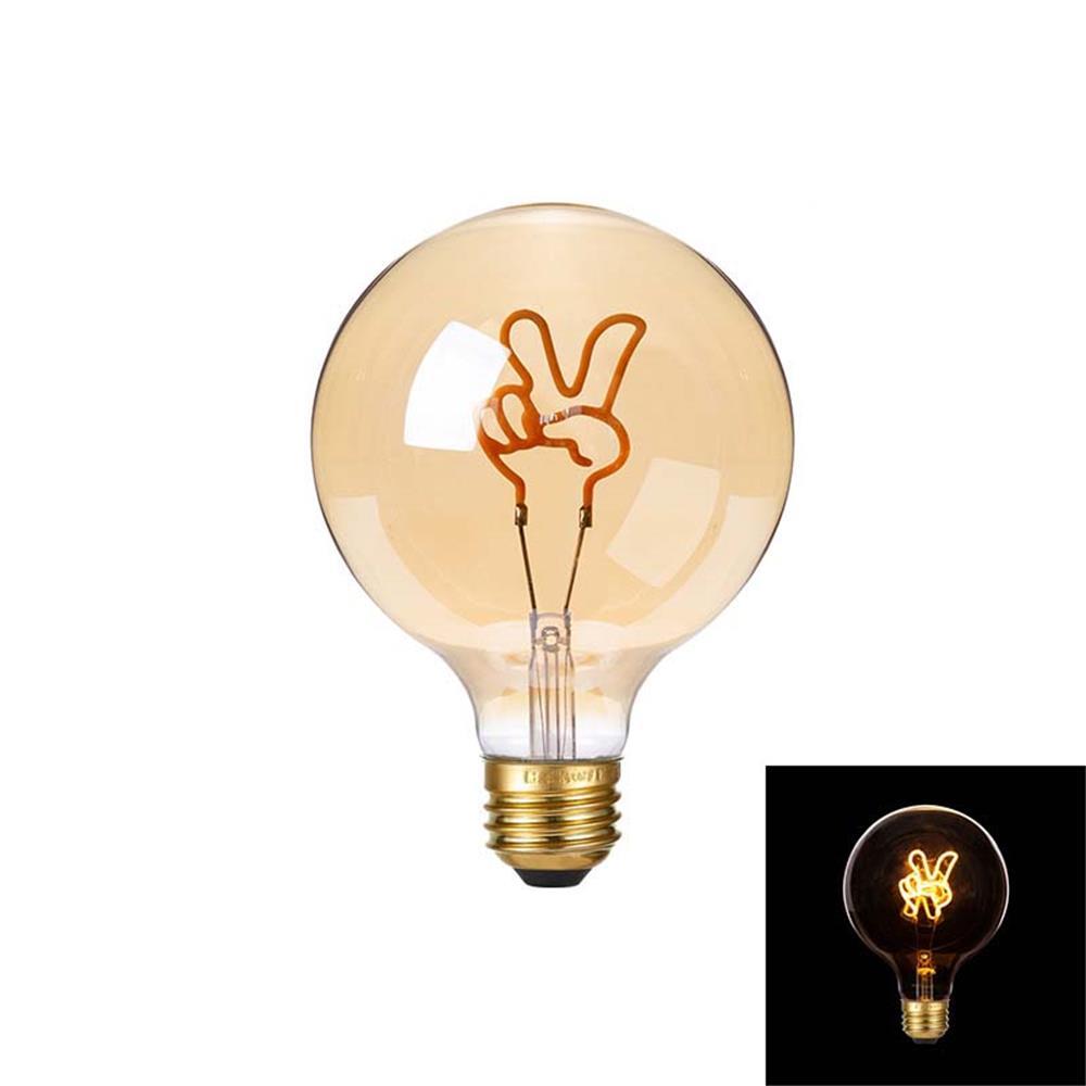 Lampe De Modélisation À Filament Vintage, Ampoules Led À Lumière Douce, Lumière Jaune Chaude Décorative - mademinefr