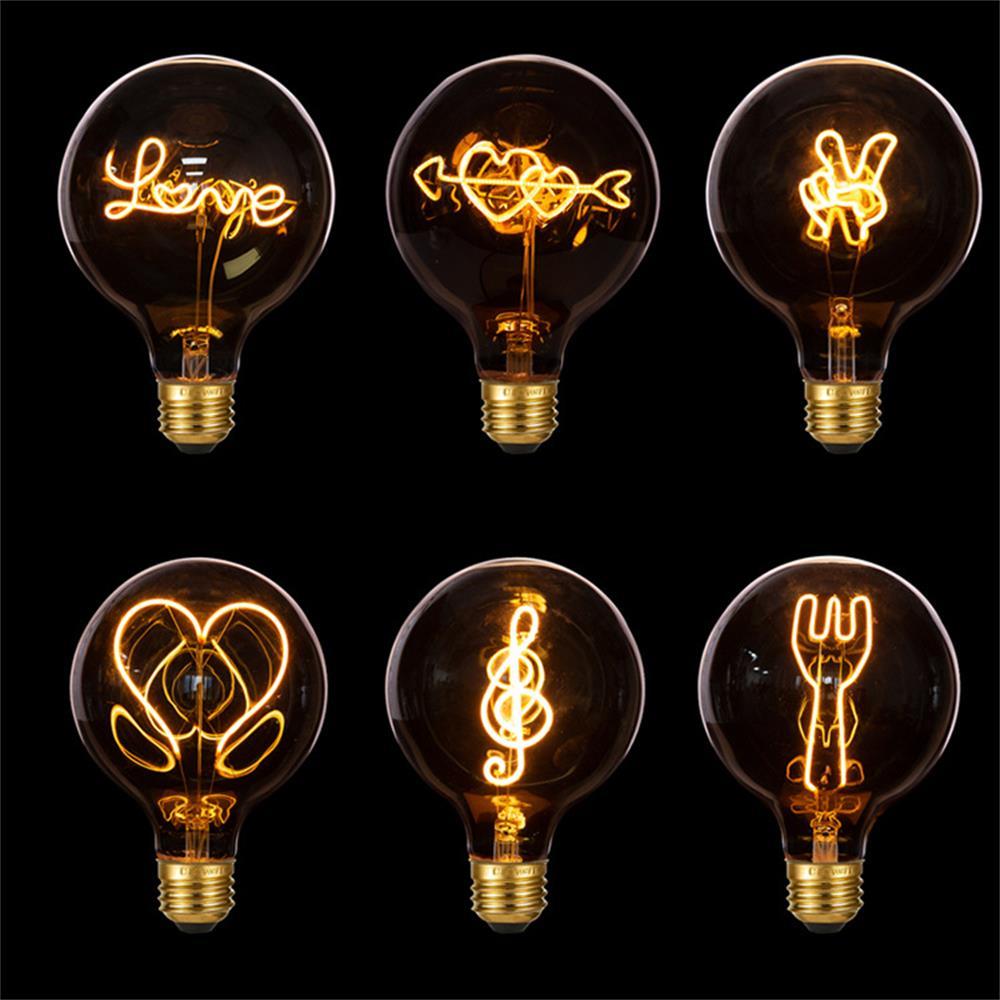 Lampe De Modélisation À Filament Vintage, Ampoules Led À Lumière Douce, Lumière Jaune Chaude Décorative - mademinefr