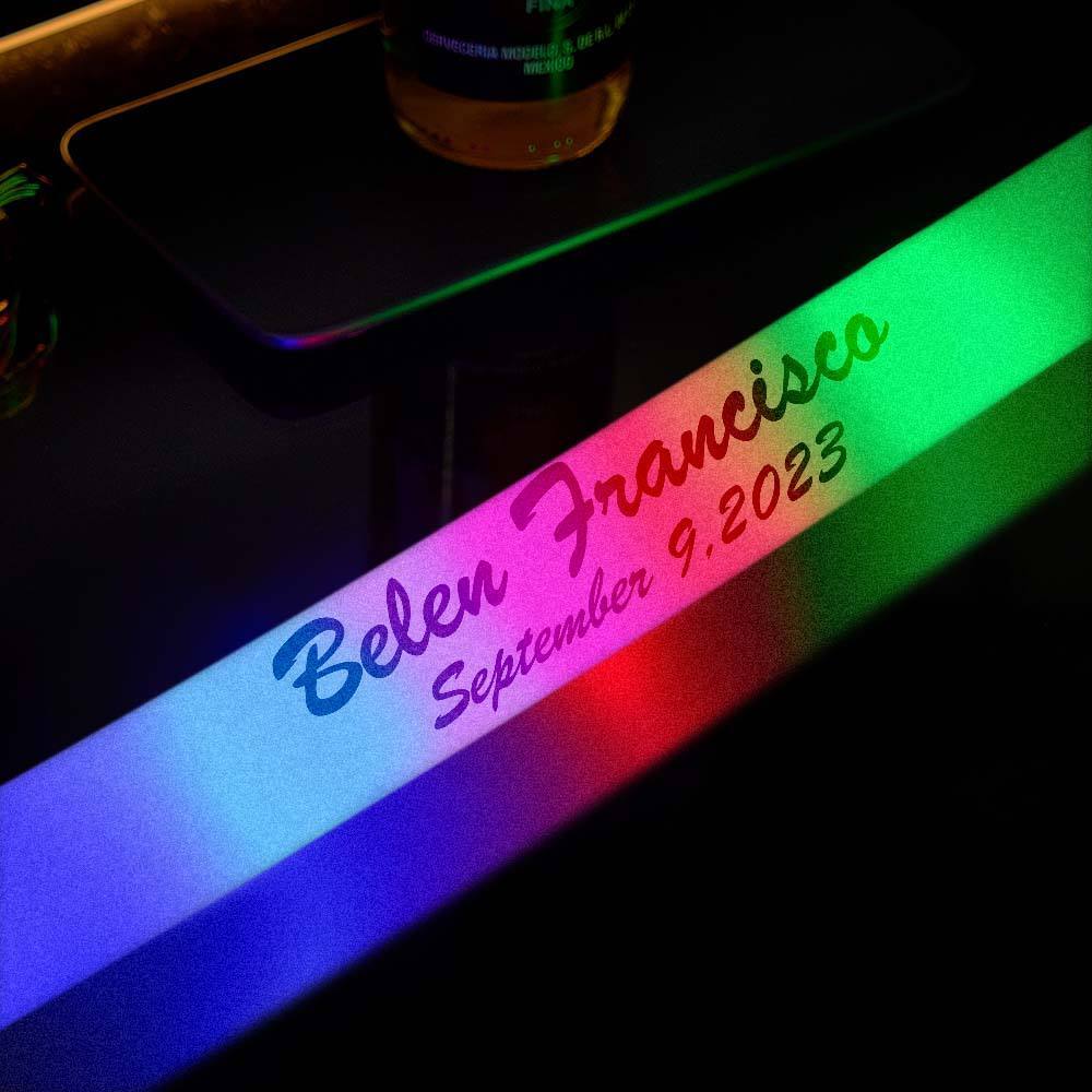 Bâtons Lumineux En Mousse Led Personnalisables 18,5 Pouces – 3 Modes Multicolores/unicolores, Bâton En Mousse Led Lumineux - mademinefr