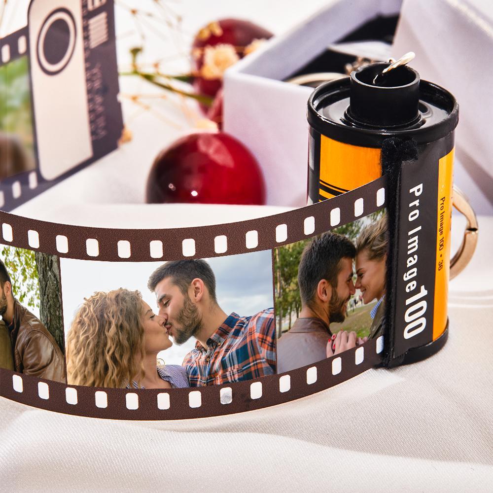 Porte-clés En Rouleau D'appareil Photo Coloré Personnalisé, Cadeaux Personnalisés Romantiques, Cadeau D'halloween - mademinefr