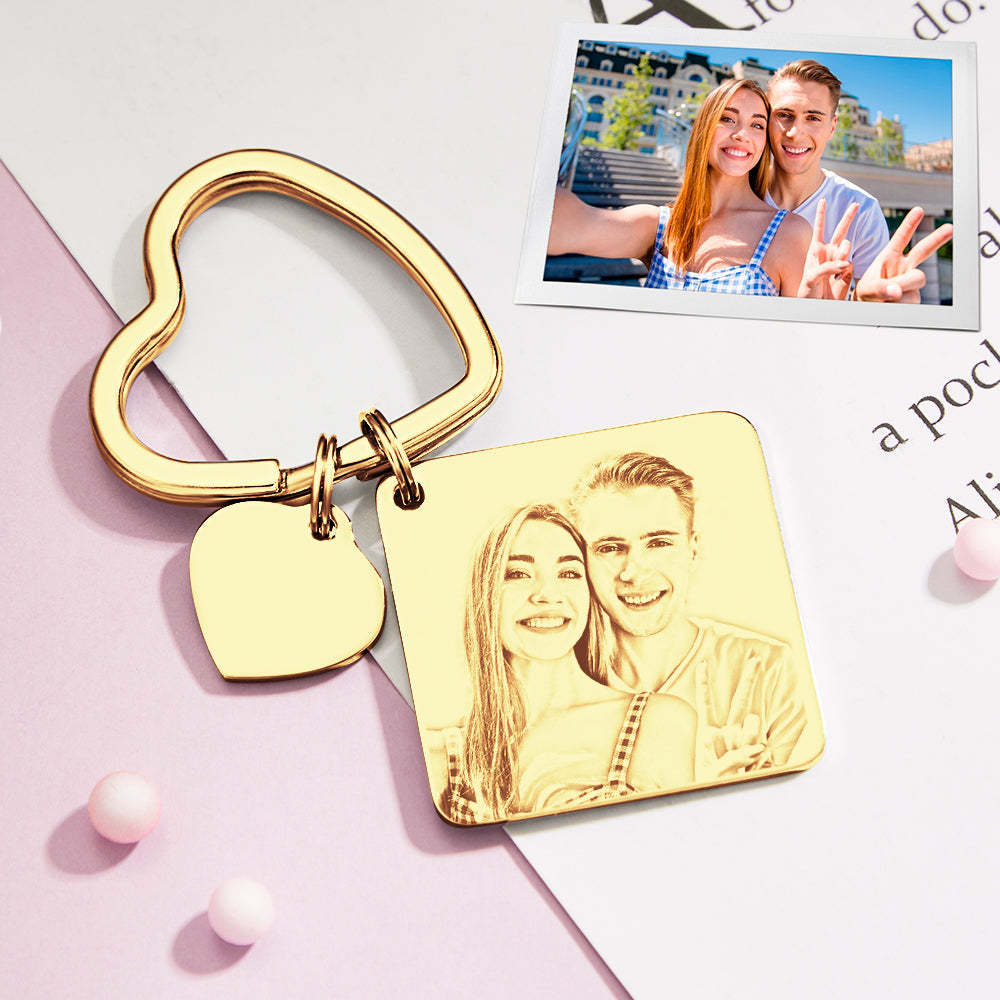Calendrier Spotify Personnalisé, Porte-clés Photo, Cadeaux D'anniversaire, En Forme De Cœur, Cadeau De Couple - mademinefr