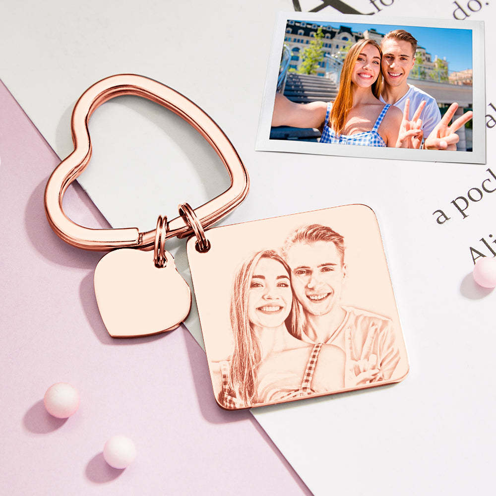 Calendrier Spotify Personnalisé, Porte-clés Photo, Cadeaux D'anniversaire, En Forme De Cœur, Cadeau De Couple - mademinefr