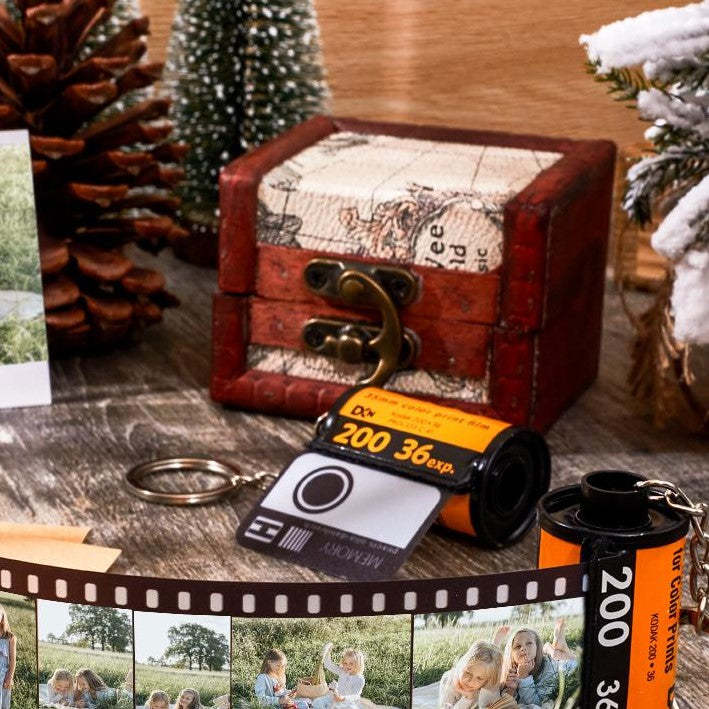 Porte-clés En Rouleau D'appareil Photo Coloré Personnalisé, Cadeaux Personnalisés Romantiques, Cadeau D'halloween - mademinefr