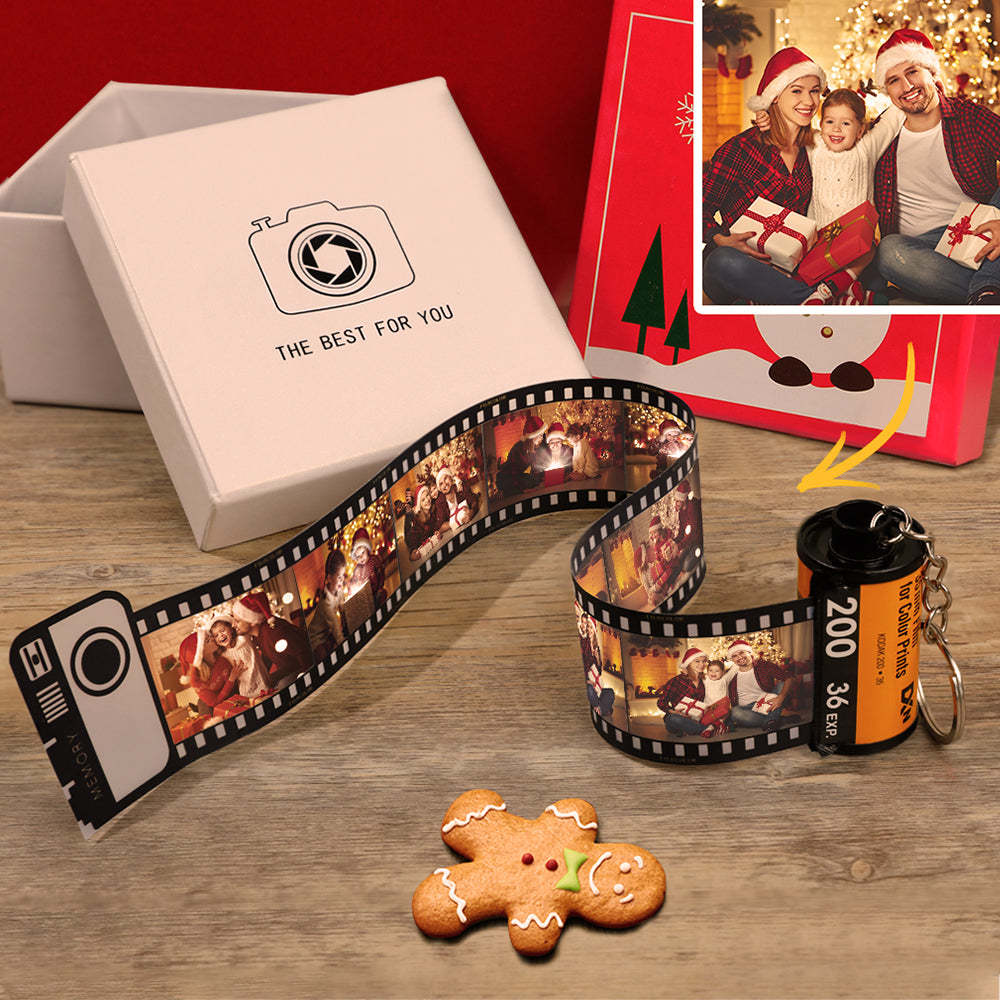 Porte-clés En Rouleau D'appareil Photo Coloré Personnalisé, Cadeaux Personnalisés Romantiques, Cadeau D'halloween - mademinefr