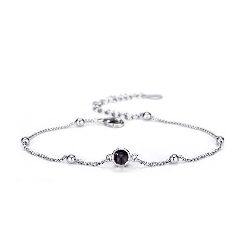 Bracelet D'image De Projection Personnalisé, Cadeau De Noël Simple Pour Elle - mademinefr