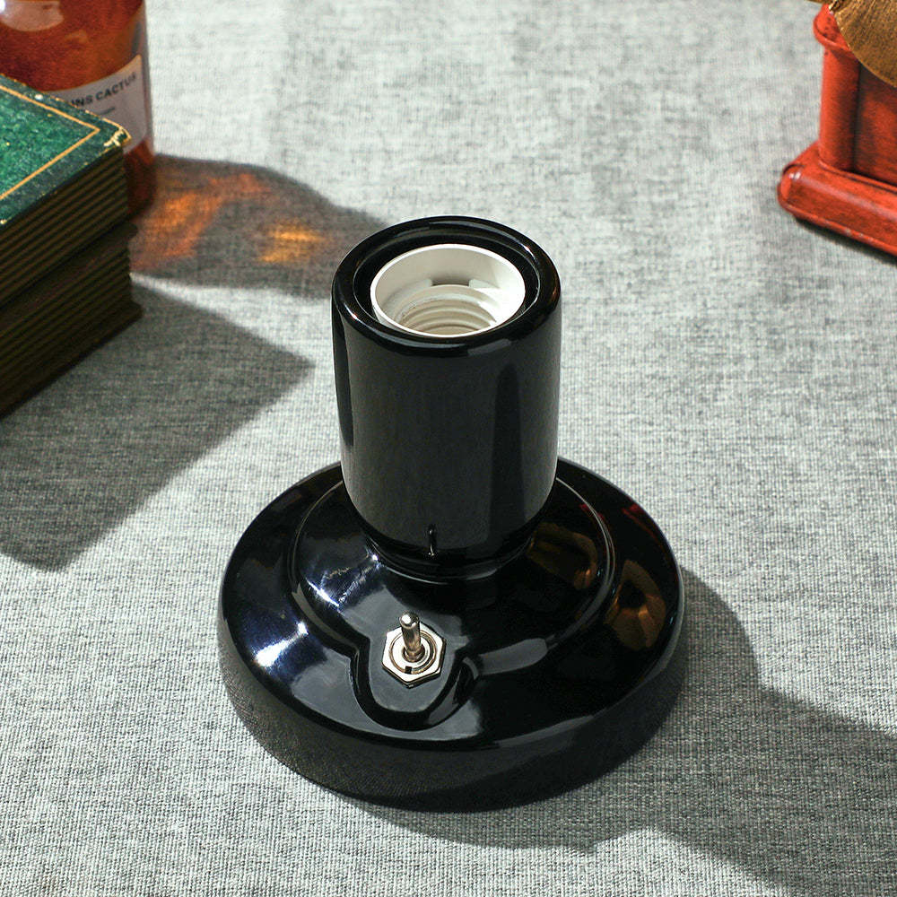 Lampe De Modélisation À Filament Led Edison, Texte Personnalisé, Ampoules Douces, Base De Lampe Noire Décorative Vintage - mademinefr