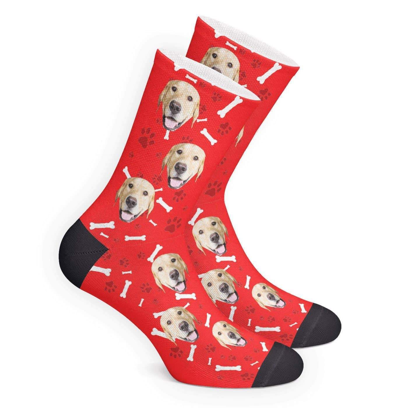 Chaussettes Personnalisé avec Photo en Visage Chien  - MadeMine