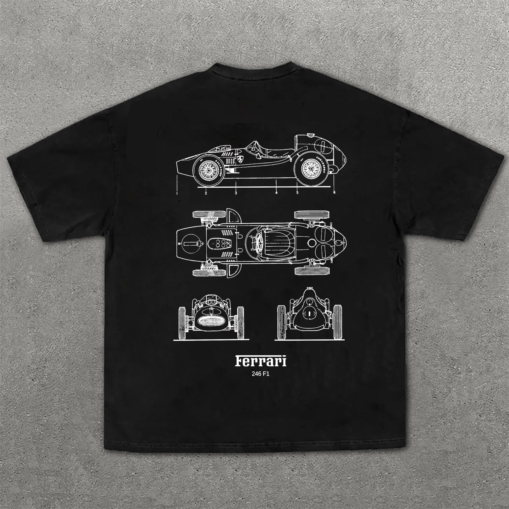 Popular Race Team Street Print Pure Cotton Casual T-Shirt 05