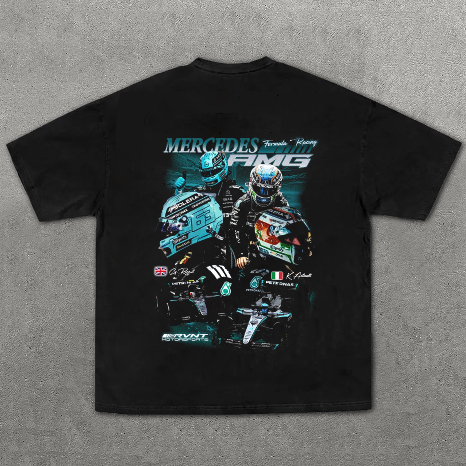 Super Race Team Print Pure Cotton Casual T-Shirt 02