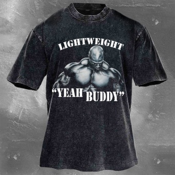 Ronnie Coleman Print Washed Vintage Short Sleeves 02