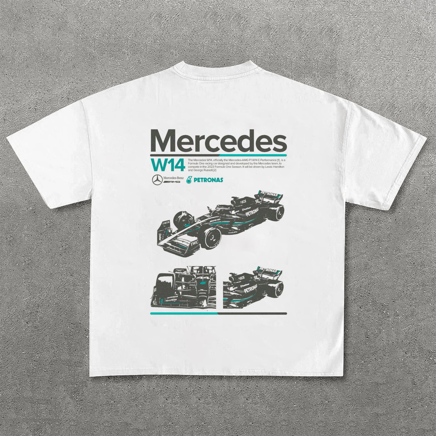 Popular Race Team Street Print Pure Cotton Casual T-Shirt 02