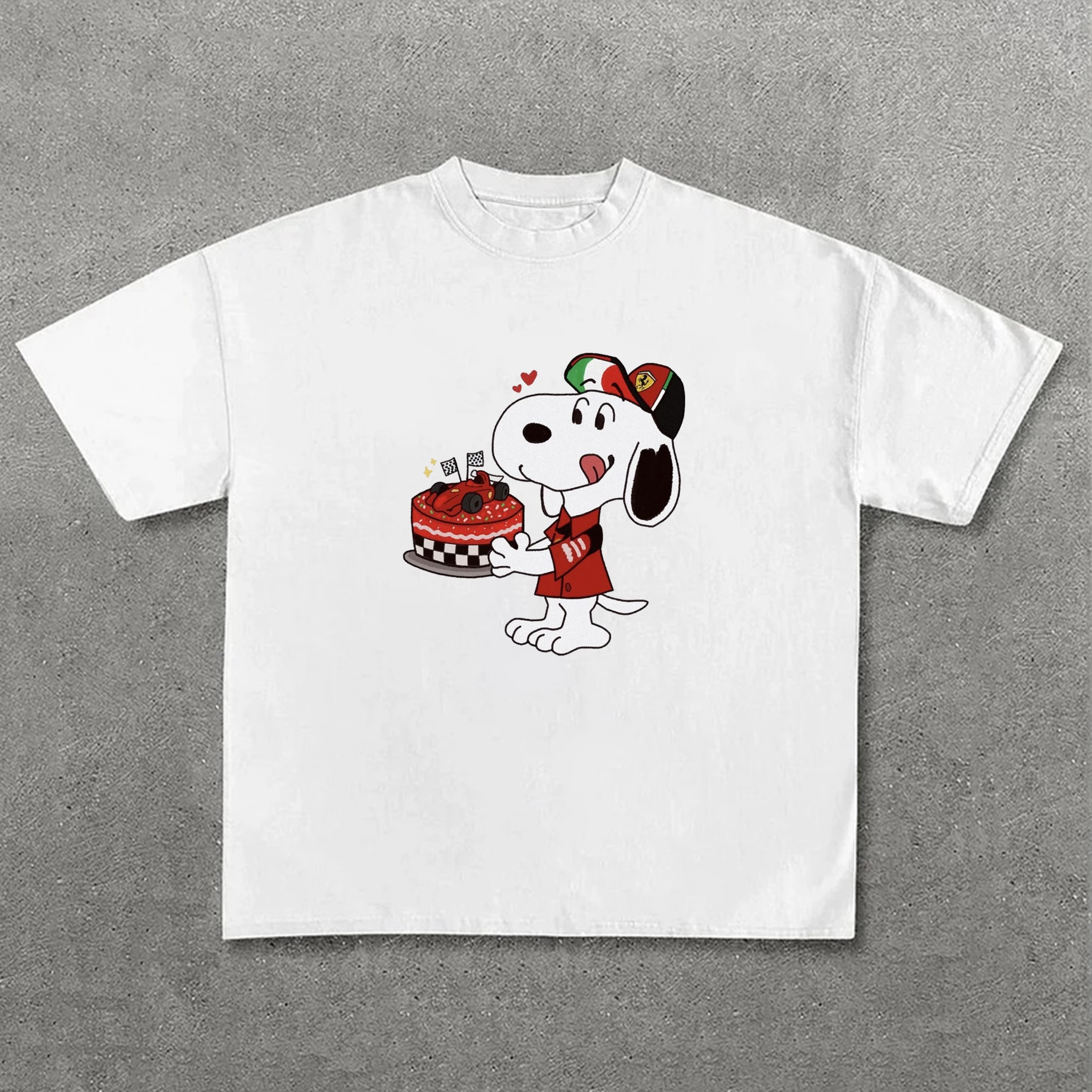 Classic Anime Print Casual Short Sleeves 29