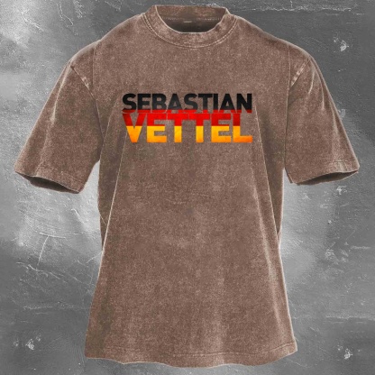 Racing Legend Vintage Cotton Washed T-Shirt 034