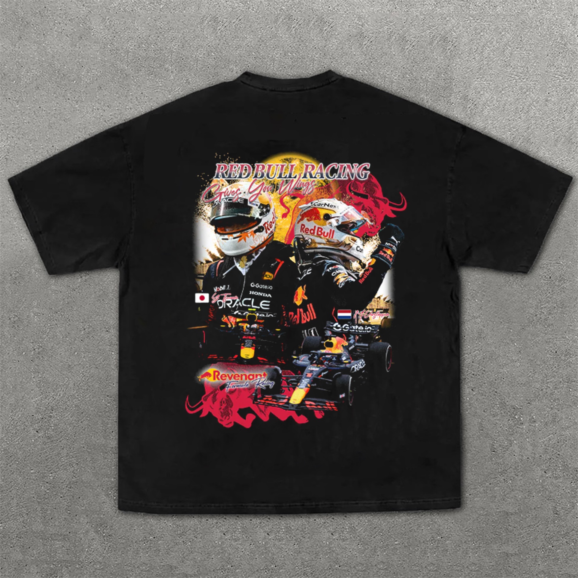 Super Race Team Print Pure Cotton Casual T-Shirt 03