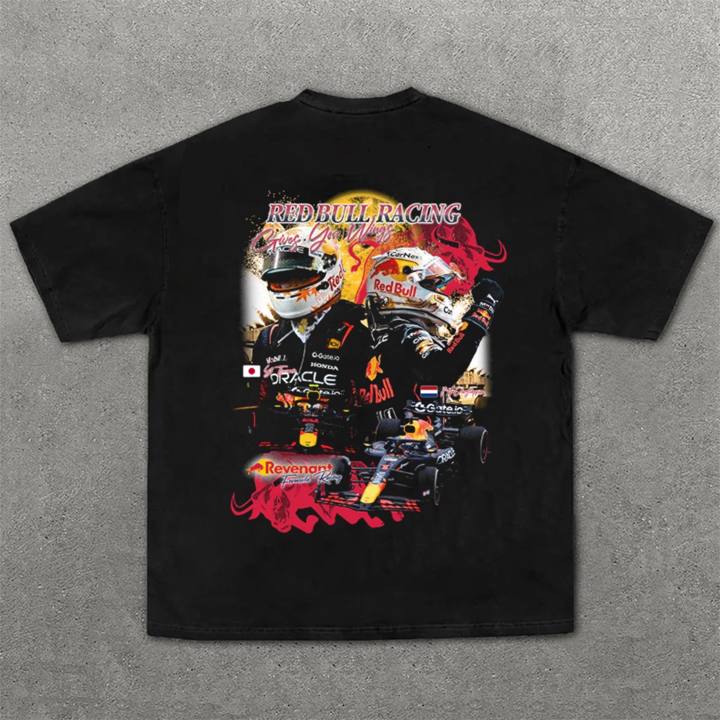 Super Race Team Print Pure Cotton Casual T-Shirt 03