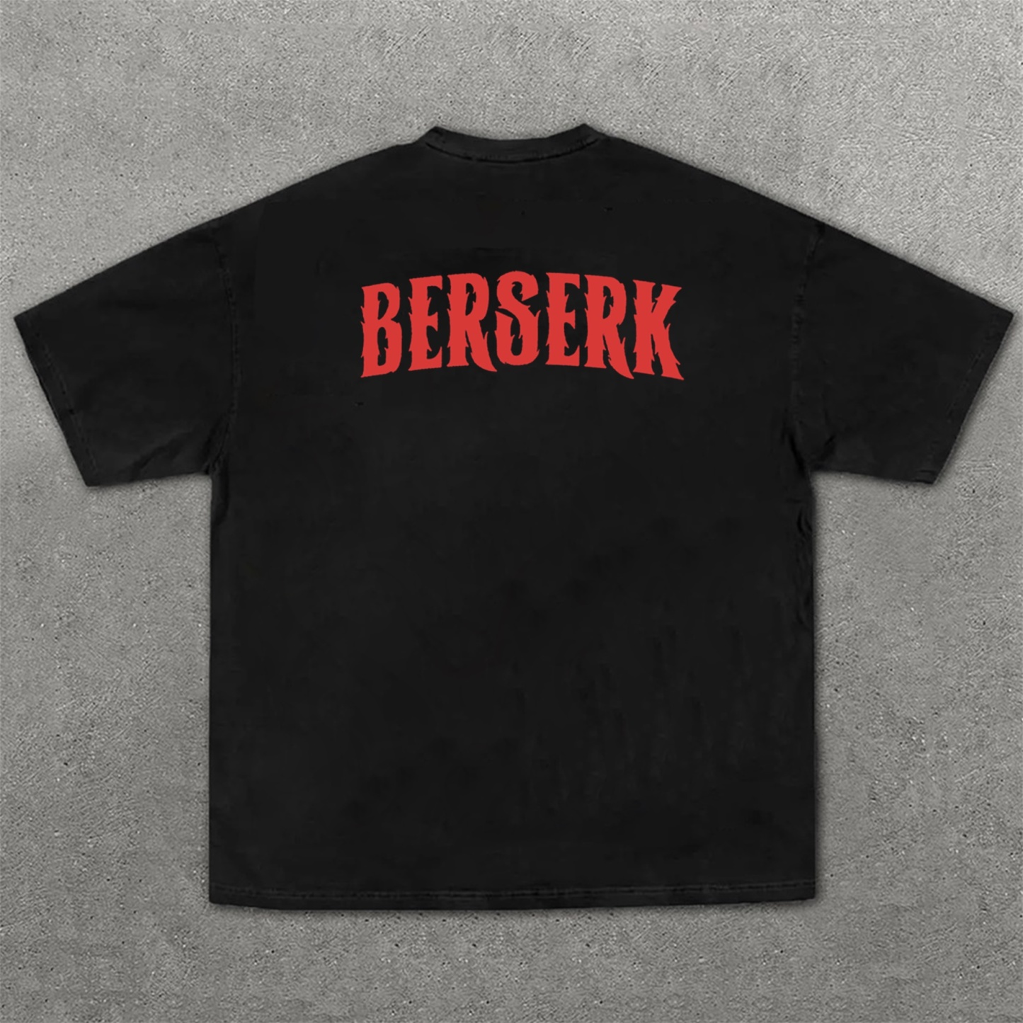 Dark Anime Print Pure Cotton Casual Short Sleeves 06