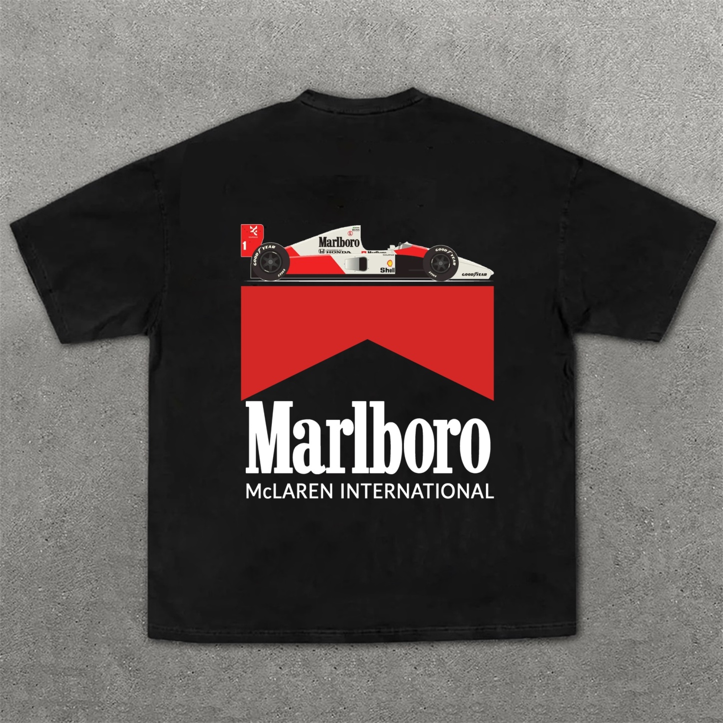 Racing Driver Printed Pure Cotton Casual T-Shirt 01