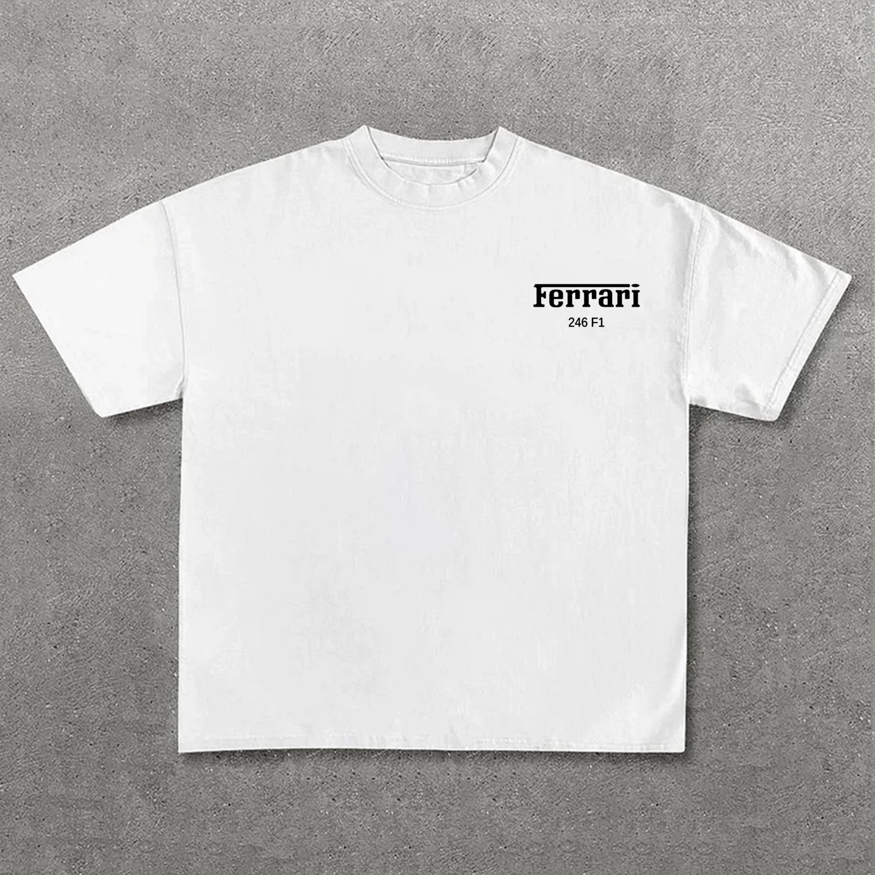 Popular Race Team Street Print Pure Cotton Casual T-Shirt 05