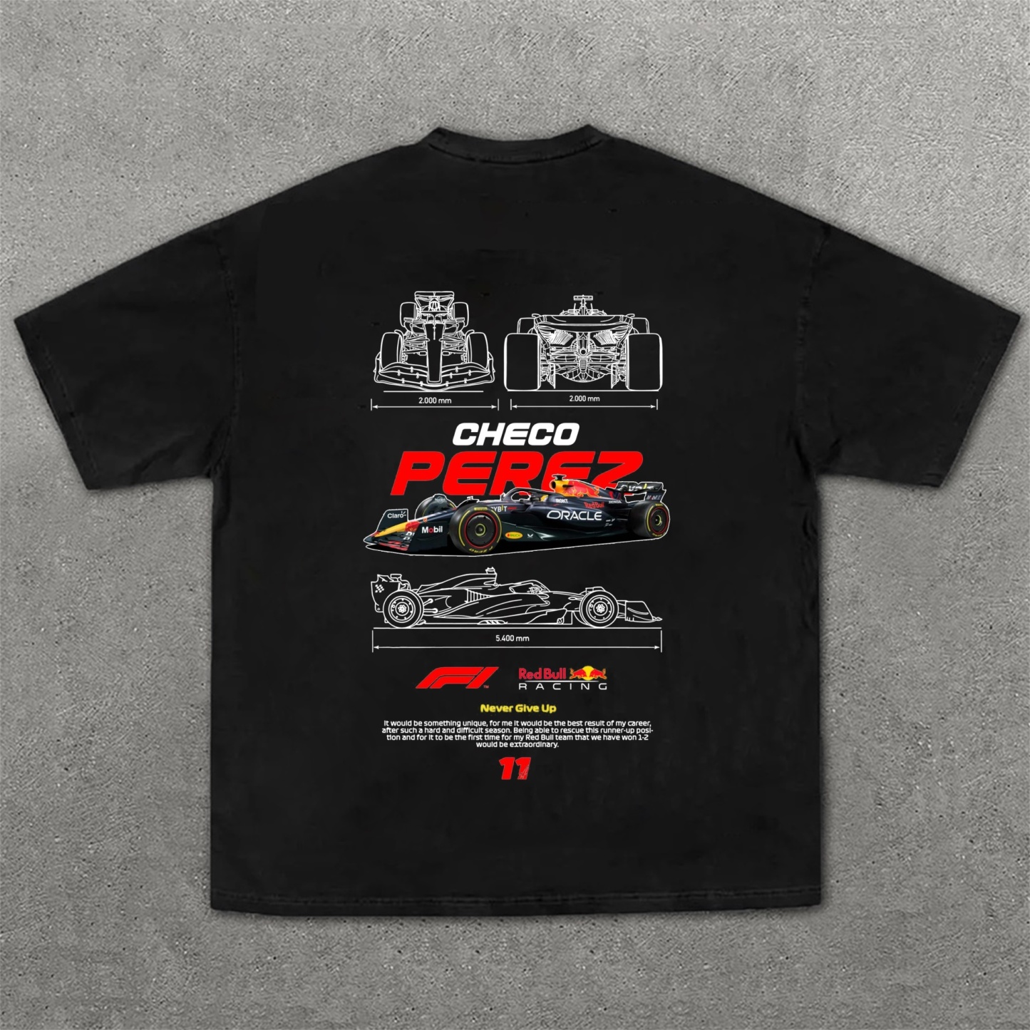 Popular Race Team Street Print Pure Cotton Casual T-Shirt 07