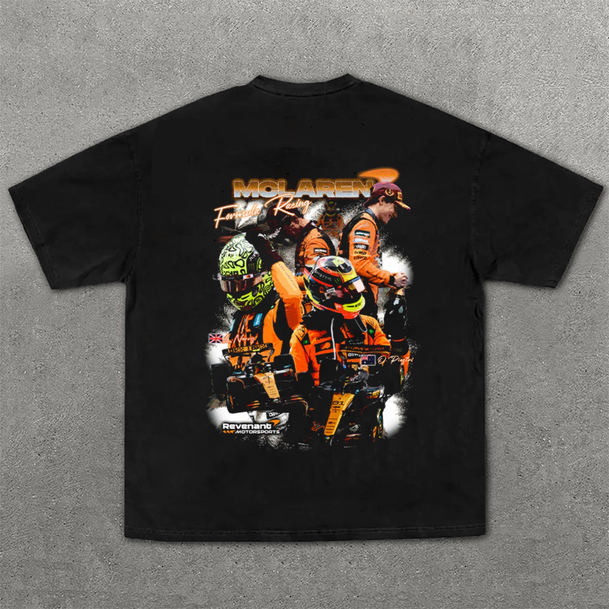 Super Race Team Print Pure Cotton Casual T-Shirt 04