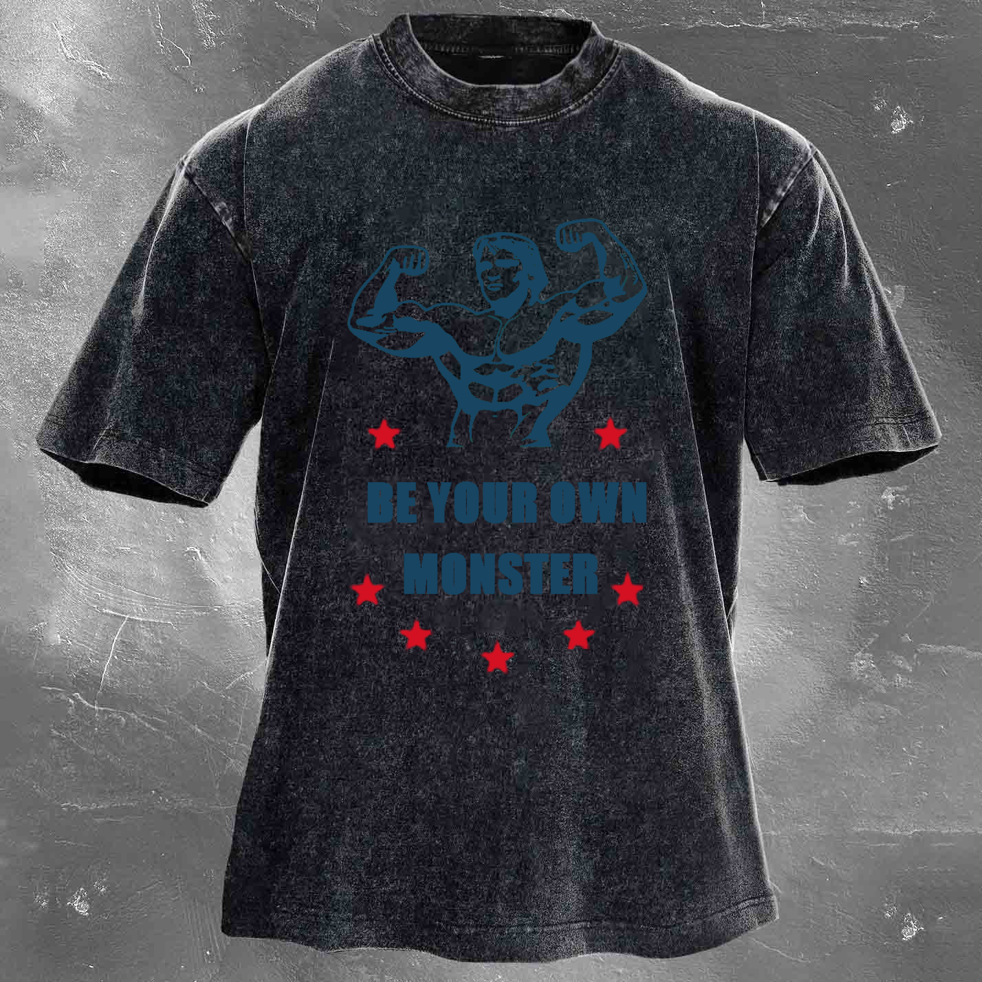 BE YOUR OWN MONSTER Unisex Washed T-shirt