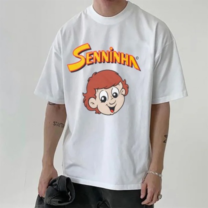 Casual Retro Racing Print Short Sleeves 14