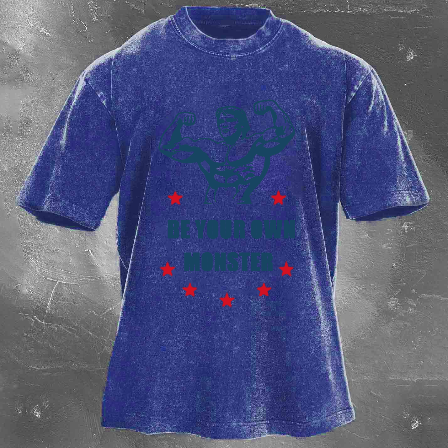 BE YOUR OWN MONSTER Unisex Washed T-shirt