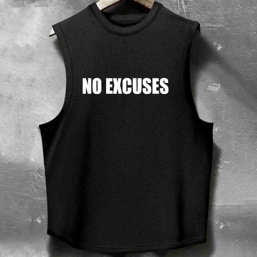 No Excuses Men's washed Tank