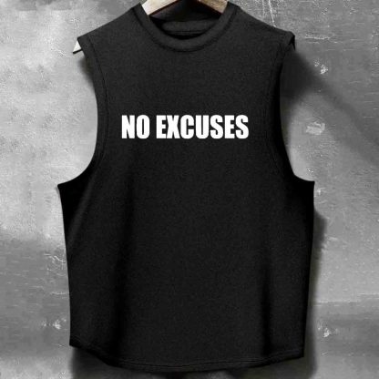 No Excuses Men's washed Tank