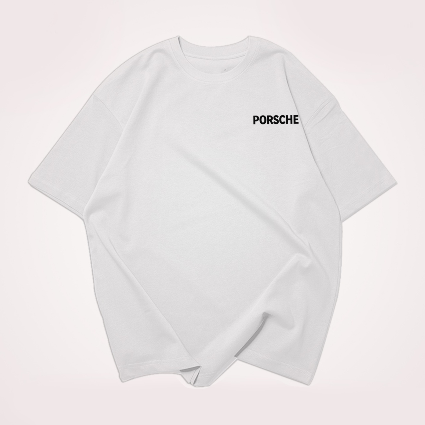 Classic Popular Sports Car Street Print Pure Cotton Casual T-Shirt 02