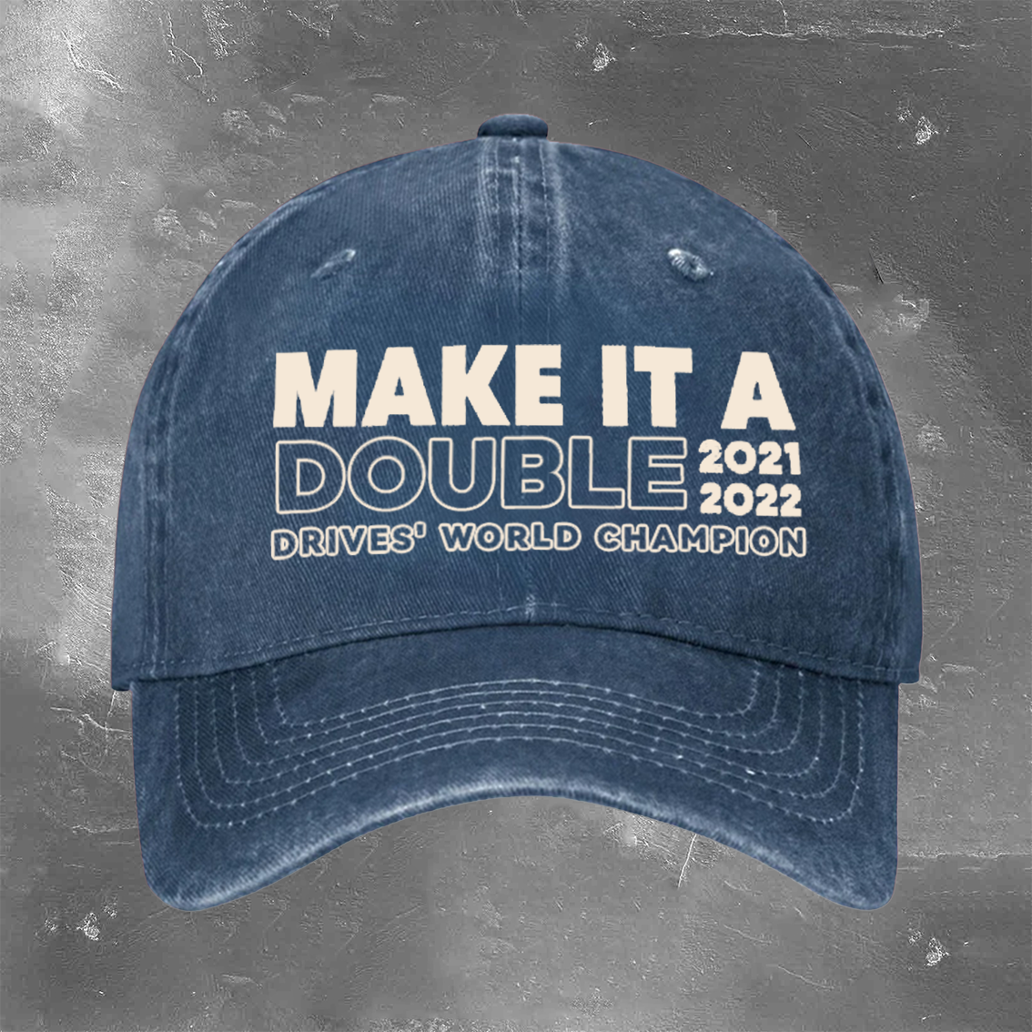 2025 Racing casual retro washed baseball cap 04