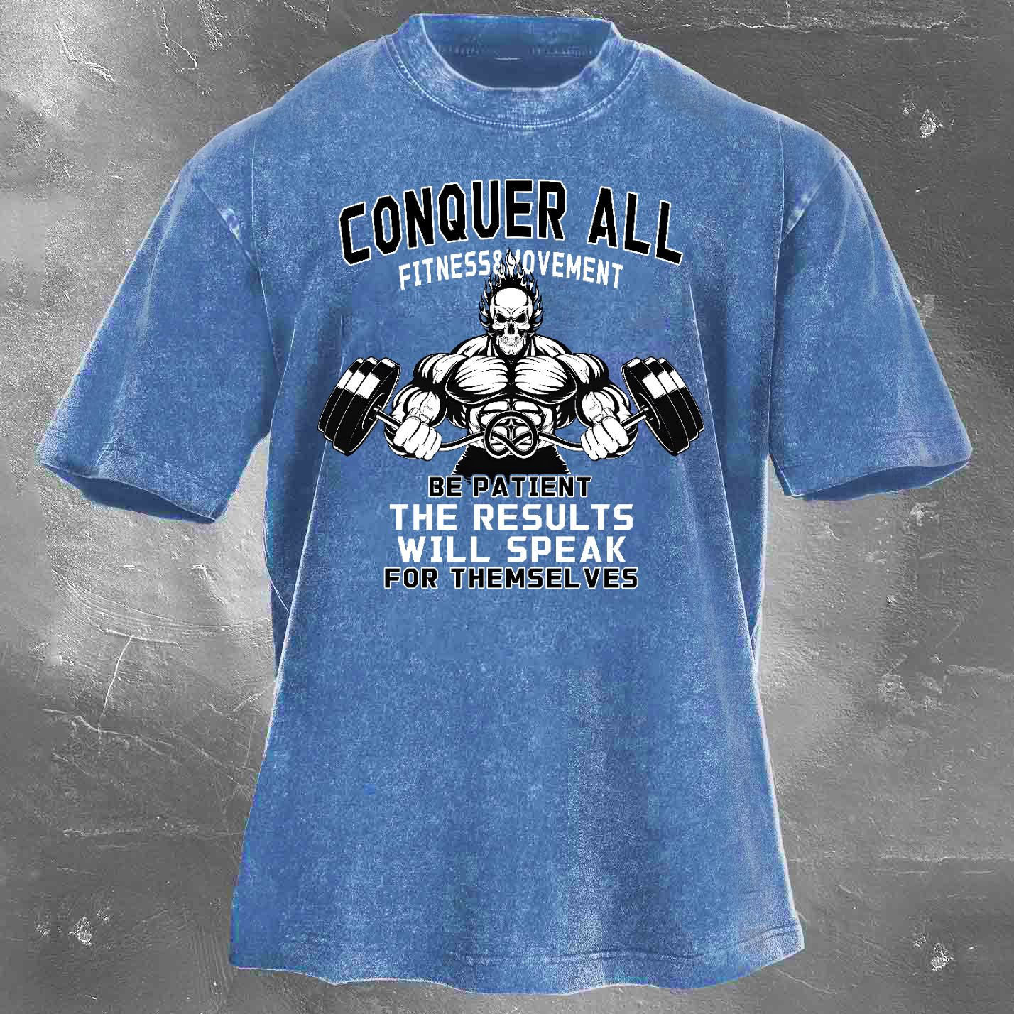 The Results Will Speak Unisex Vintage Washed T-Shirt