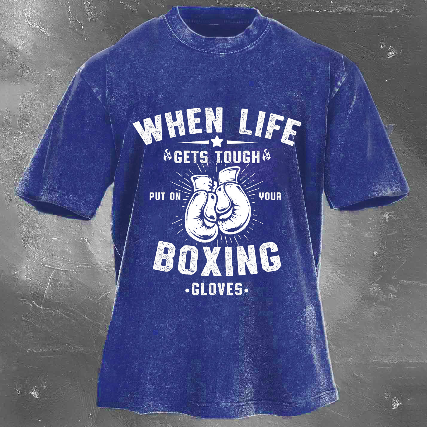 BOXING Unisex Washed T-shirt