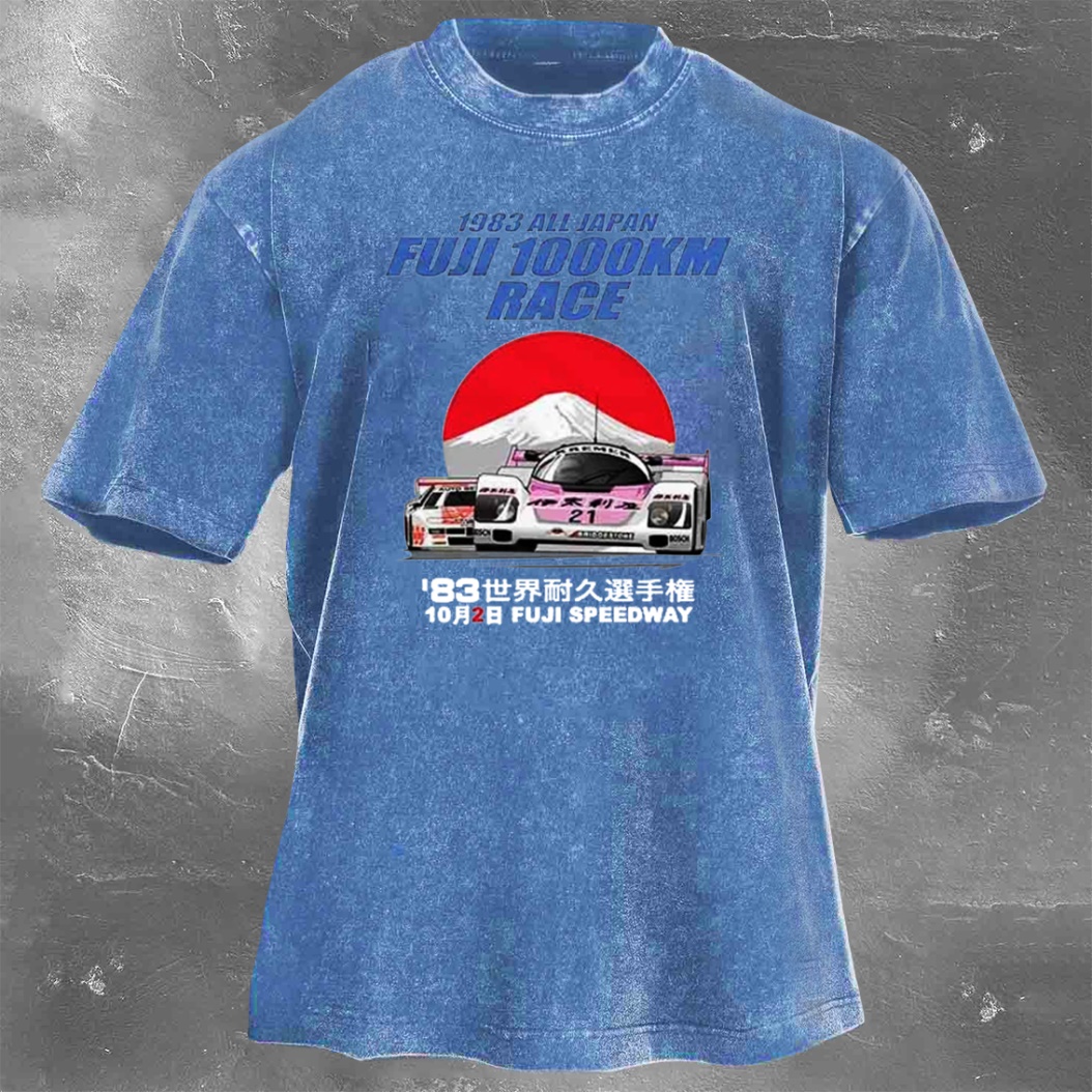 Popular Racing Cars Vintage Washed Tee 12