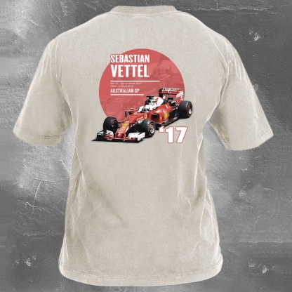 Racing Legend Vintage Cotton Washed T-Shirt 034