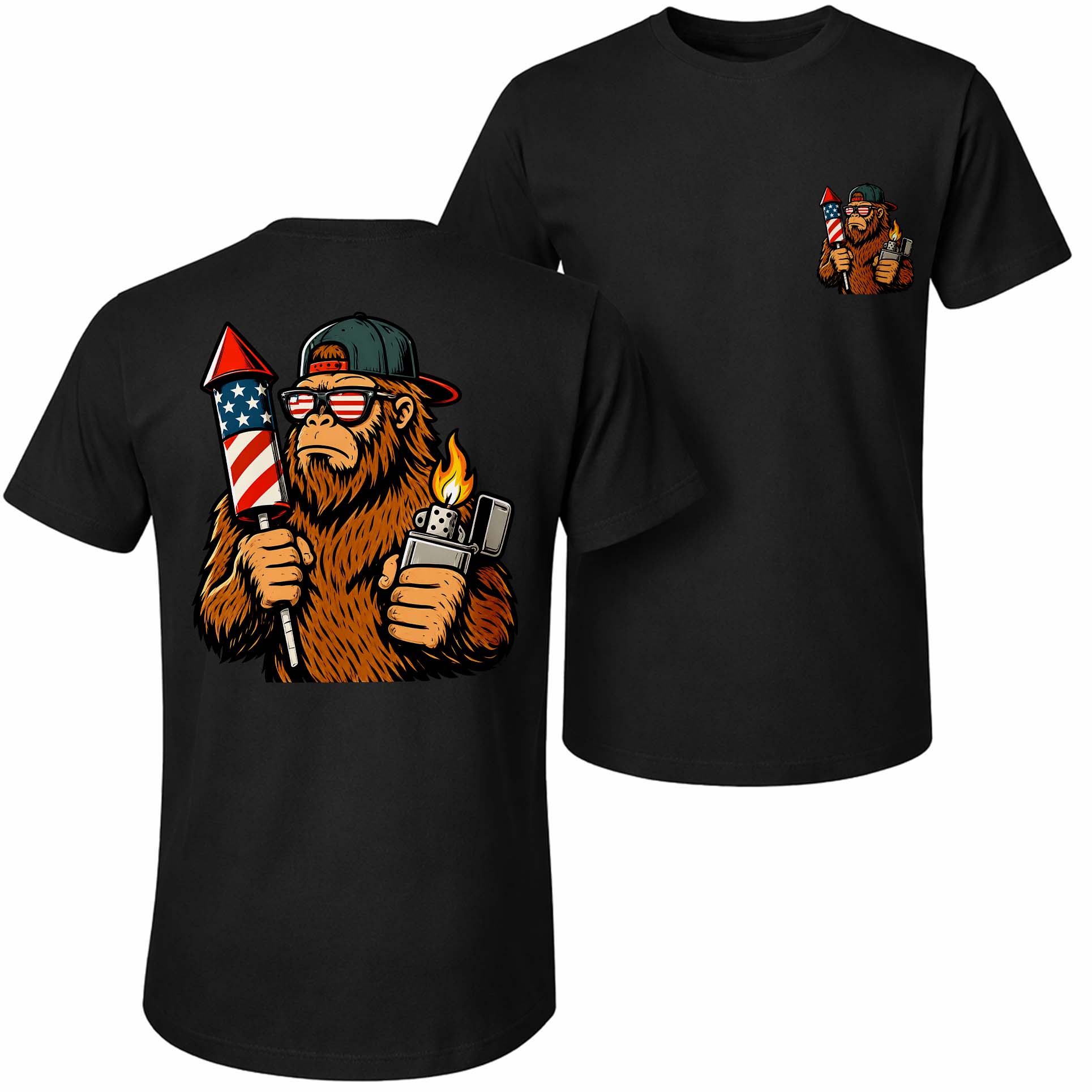 Men’s 100% Cotton Classic American Graphic T-Shirt, Vintage Streetwear Oversized Crew Neck, Soft Breathable Casual Short Sleeve Top for Summer Daily Wear-24